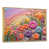 Toile avec cadre flottant or