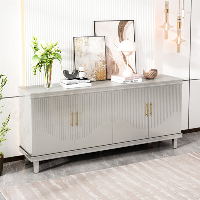 Armoire à champagne 71,01 po avec 4 portes. Et combinaison de bois massif. Vaste espace de rangement double. Tablettes réglables installées. Capacité de charge de 330 lb pour le bureau. Capacité de 66 portes en stratifié 66