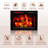 Merola 28"W Recessed Electric Fireplace with Remote