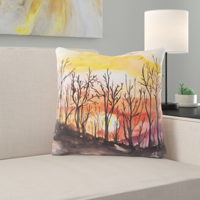 Coussin décoratif Wendt, Microsuède, Intérieur