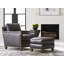 Chaise en cuir Strada