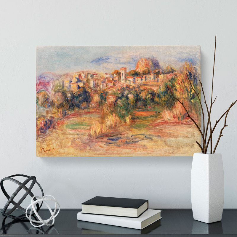 La Gaude by Pierre-Auguste Renoir - Wrapped Canvas Painting, 60cm H x 91cm W x 3cm D