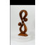 Hannmeike 12 Sculpture en bois faite à la main Statue abstraite faite à la main Hold Me Tight Gift