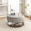 Charyn Upholstered Round Storage Ottoman