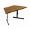 Height Adjustable Training Table with Modesty Panel