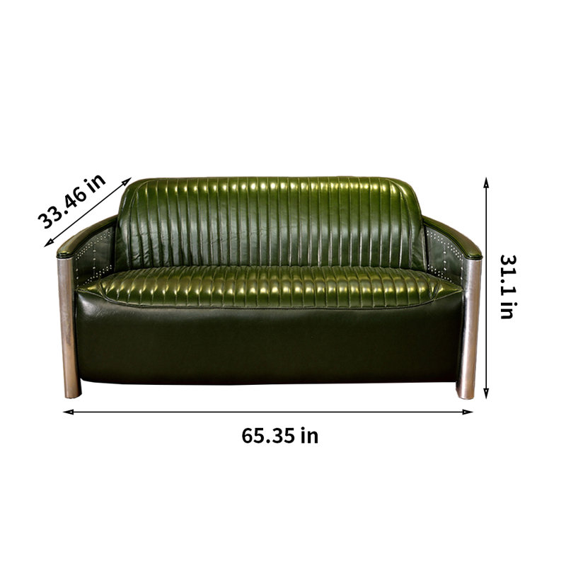 Canapé Kandon, H 31,1 po x l 65,35 po x P 33,46 po 