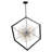 Sunburst 12 - Light Dimmable Sputnik Modern Linear Chandelier