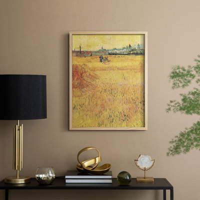 Reproduction encadrée vintage en bois massif Lxxiv