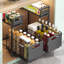 38cm W Steel Storage Rack