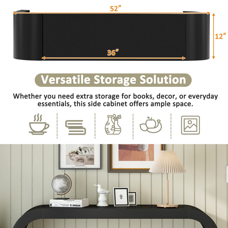 Modern Minimalist Console Table,Elegant and Versatile Design,Perfect for Living Room, Hallway, and Bedroom,Sturdy and Stable Frame
