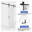  Porte de grange coulissante double avec quincaillerie d'installation-126592981-126593978