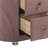 Upholstered 2-Drawer Nightstand