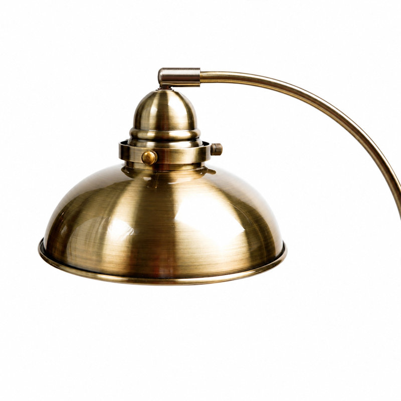 Lampe sur pied en métal Manor - laiton patiné, Antique Brass