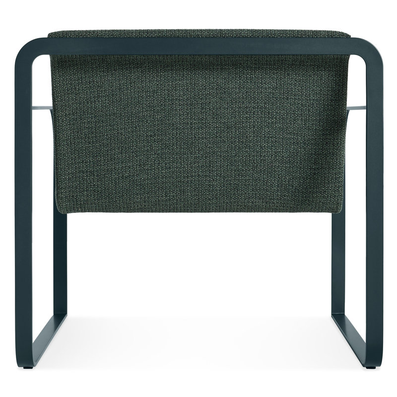 Skald Lounge Chair, Maharam Mantle in Parsley Polyeter Blend, Matte Green