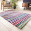 Nisbet Chindi Handwoven Multicolour Rag Rug-805406017