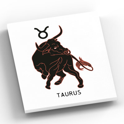 Kana Zodiac Taurus - Print on Wood