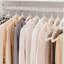 79" Closet Storage System, Wardrobe With Storage Compartments, Drawers And Hanging Zone-1882632866
