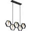 Lustre géométrique unique à 5 lumières Diara