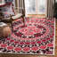 Tapis floral en laine touffeté à la main Miu-22171070