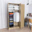 6 Tier Shelf Hanging Closet Organizer, Closet Hanging Shelf With 2 Sturdy Hooks For Storage,2 Pack, Foldable-419122361-419122339