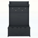 Versatile Hall Tree with Abundant Storage and Sturdy Hooks for Home Enhancement