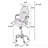 Gaming Office Chair Blue And Black Faux Leather 1pc Chairs Casters Plush Padded Chair W Arms Comfortable Modern Stylish