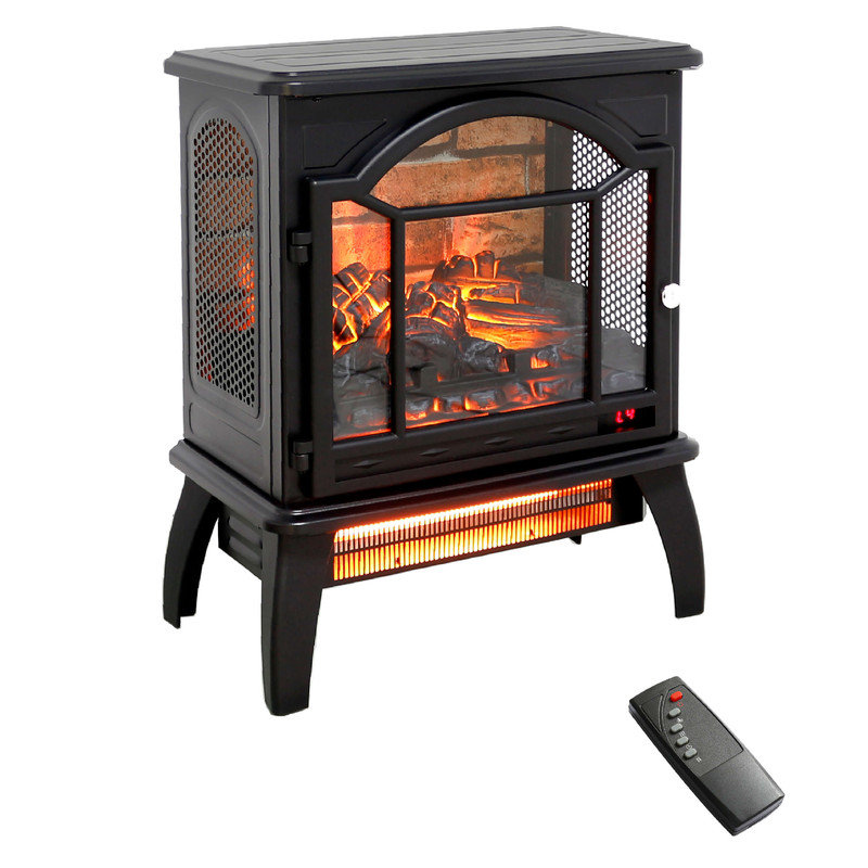 Symple Stuff 18" Electric Fireplace Projection Stove