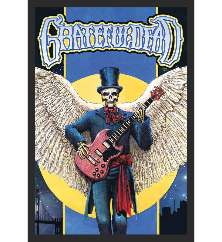 " Grateful Dead Skull And Wings "