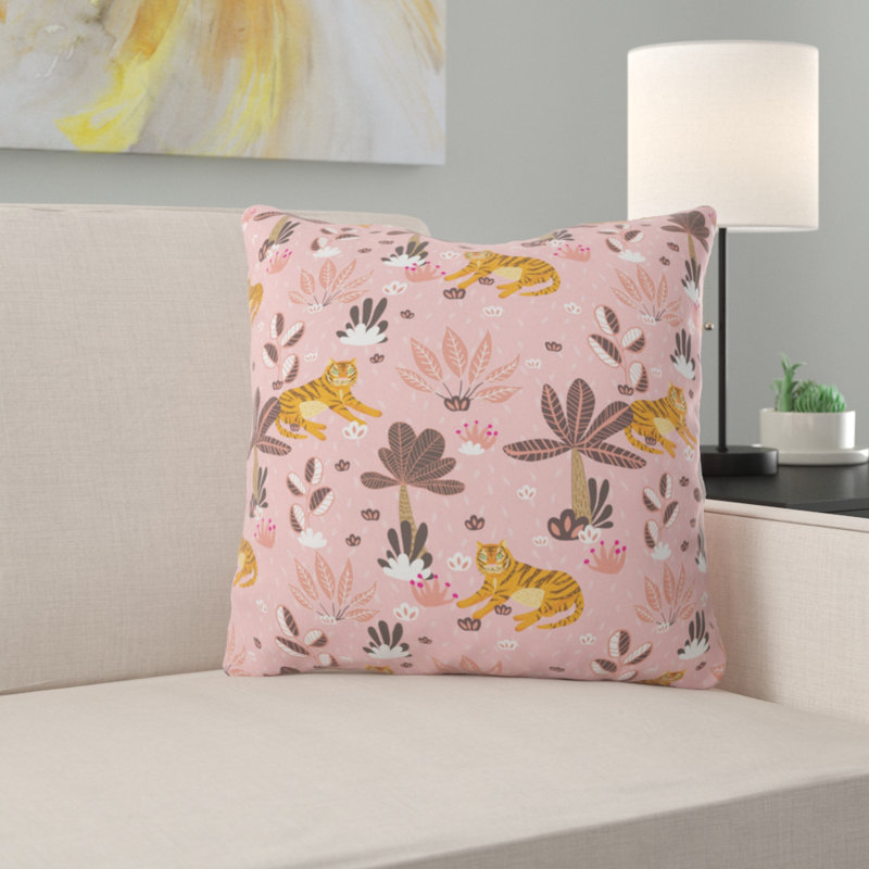Coussin intérieur / extérieur Hello Sayang Tyger Tyger, 18 po x 18 po