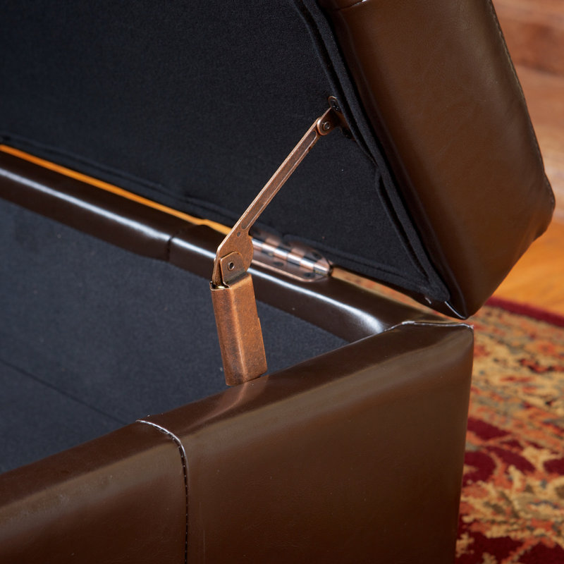 30.5" Tufted Square Storage Ottoman