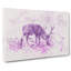 A Grazing Stag - Wrapped Canvas-56647631