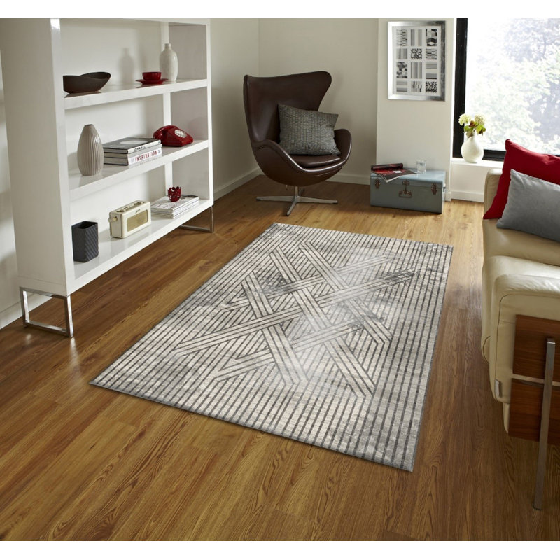 Aboubacar Geometric Area Rug, Rectangle 200 x 300cm