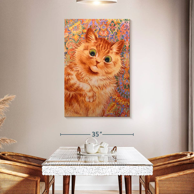 Chat roux 1931, H 48 po x l 32 po