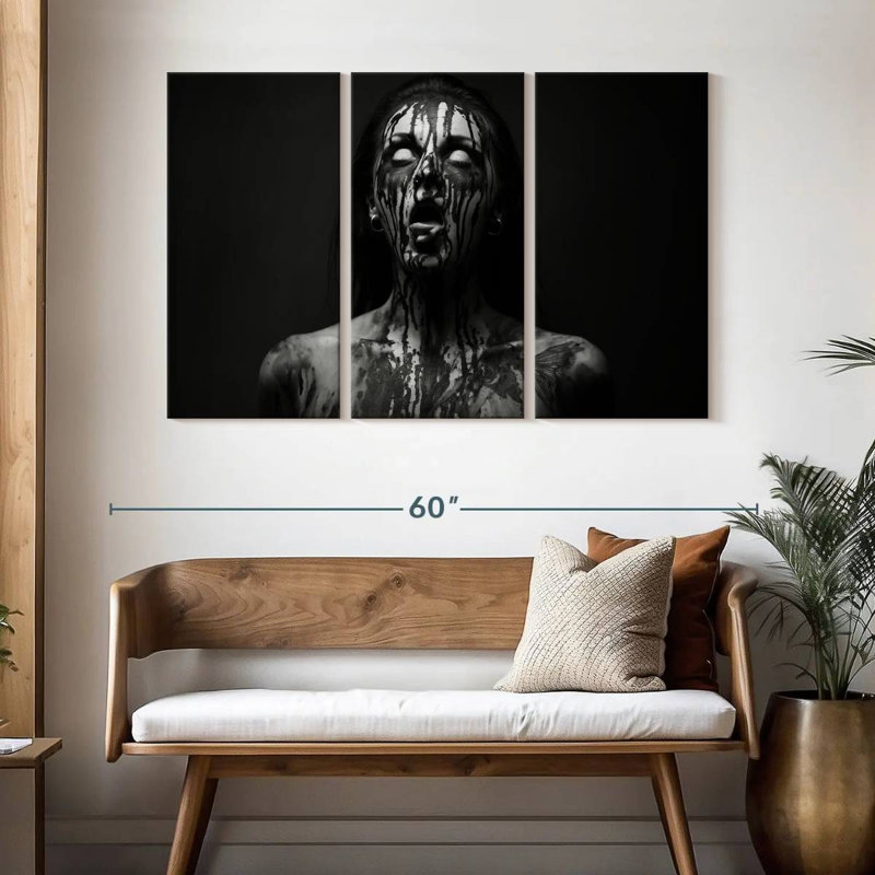 Kelan Female Demon, 32" H x 50" W