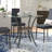 Round Glass Top Metal Base Dining Table