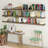 Hidden Bracket Shelf, Floating Bookshelf For Wall Decor, Living Room And Office, 2.5" Thick, 1pc-862341730-846241727