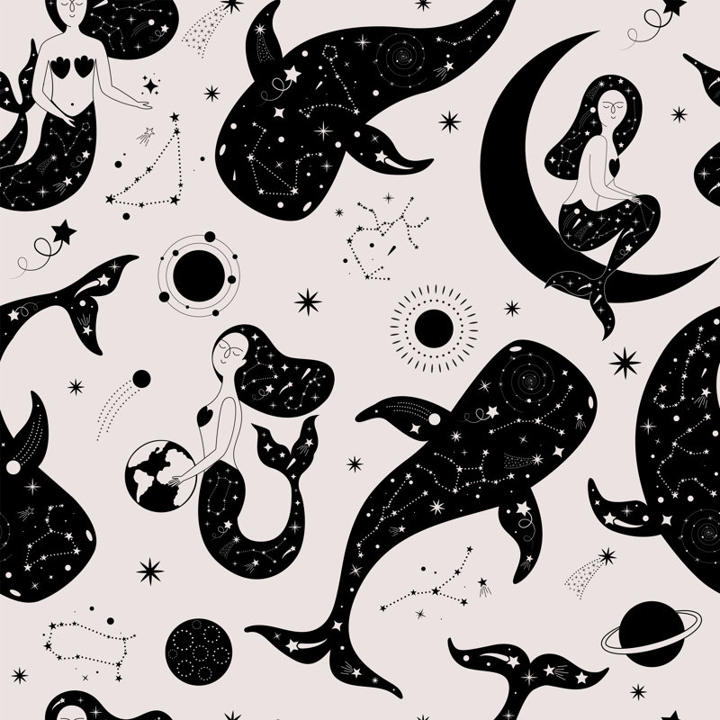 Magical Pattern - Wrapped Canvas Square Print, 30cm H x 30cm W x 3.8 cm D