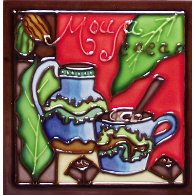 Coffee Caco Ceramic Magnet 3x3" Art Tile