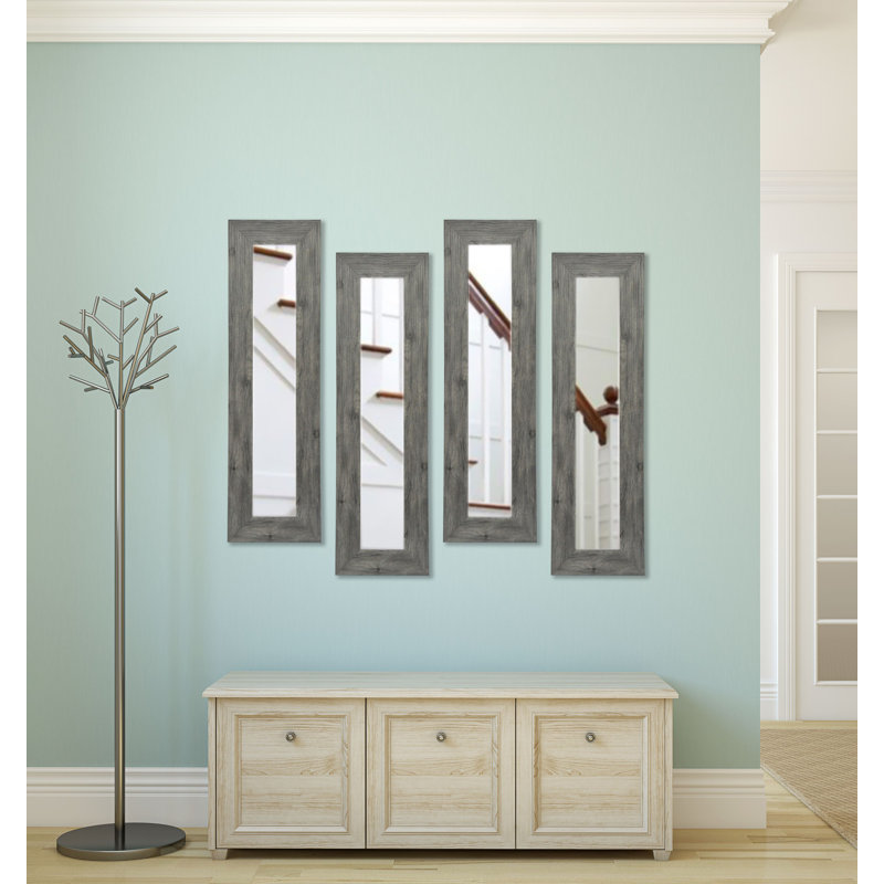 Ensemble de miroirs 4 pièces Pierpont, H 29,5 po x l 11,5 po