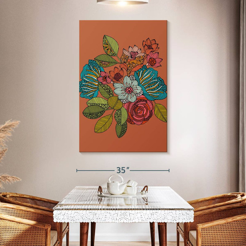 Harnek Floral I, 51" H x 34" W