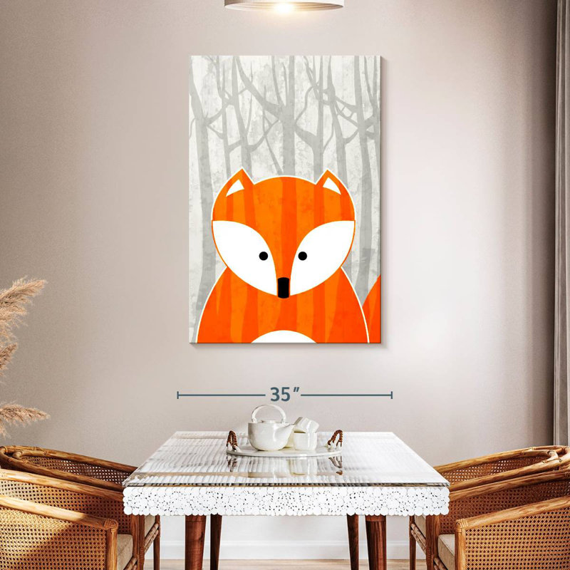Brampt Woodland Fox, 39" H x 26" W