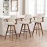 Tabouret de bar et de comptoir pivotant 3 pièces Eastwood