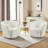 31.1"Width 360-degree swivel Barrel Chair-45490414