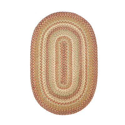Tapis brun / crème en jute tressé Dajohn