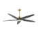 Chanille 5-Blade Solid Wood Ceiling Fan with LED Light and Remote Control