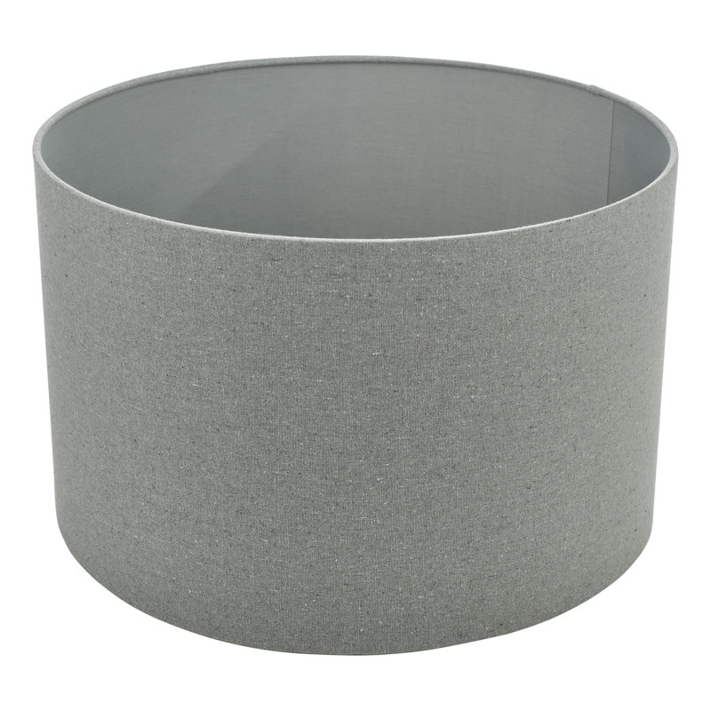 Pyramid 35 cm Linen Drum Lamp Shade, 20 H x 35 W x 35 D cm