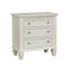 Ensemble de très grand lit 4 pièces Lila, tête de lit à panneau en bois blanc, commode de coiffeuse-118124072-118124067-118124068
