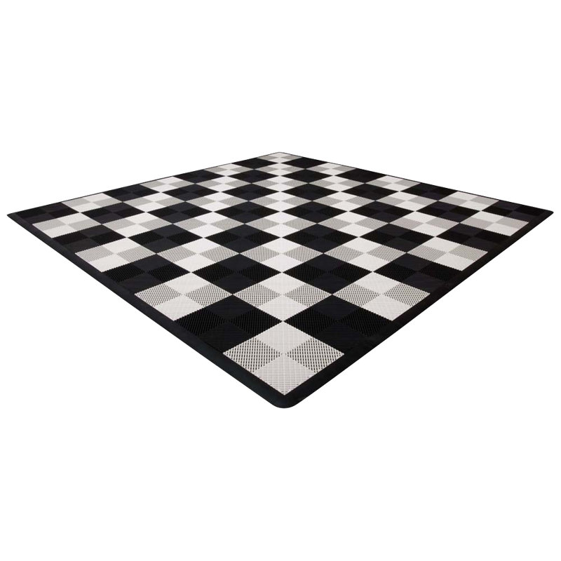 Giant Hard Plastic Chess Board with 15" Squares and Safety Edge Ramps