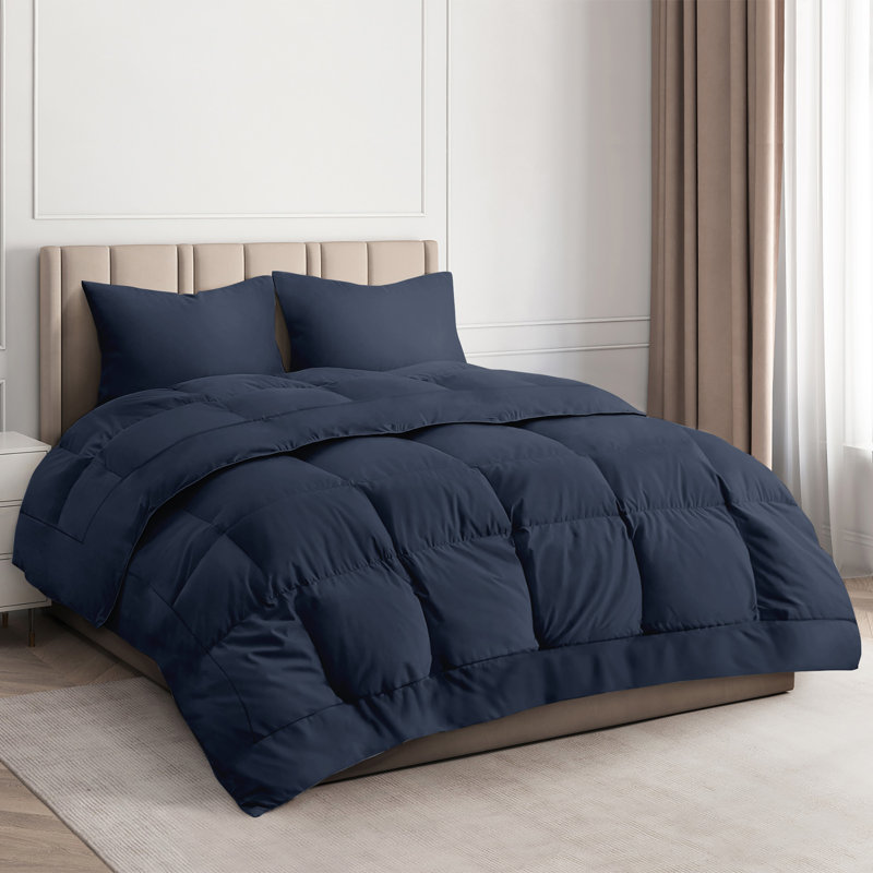 Édredon Goose, Grand lit, Bleu marine