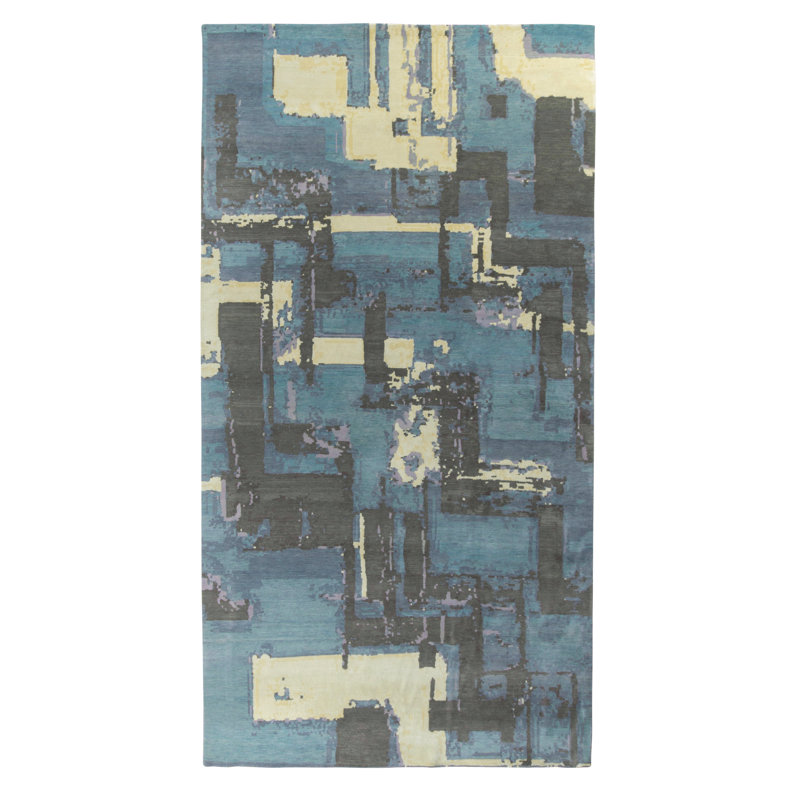 Hand Knotted Wool Area Rug
